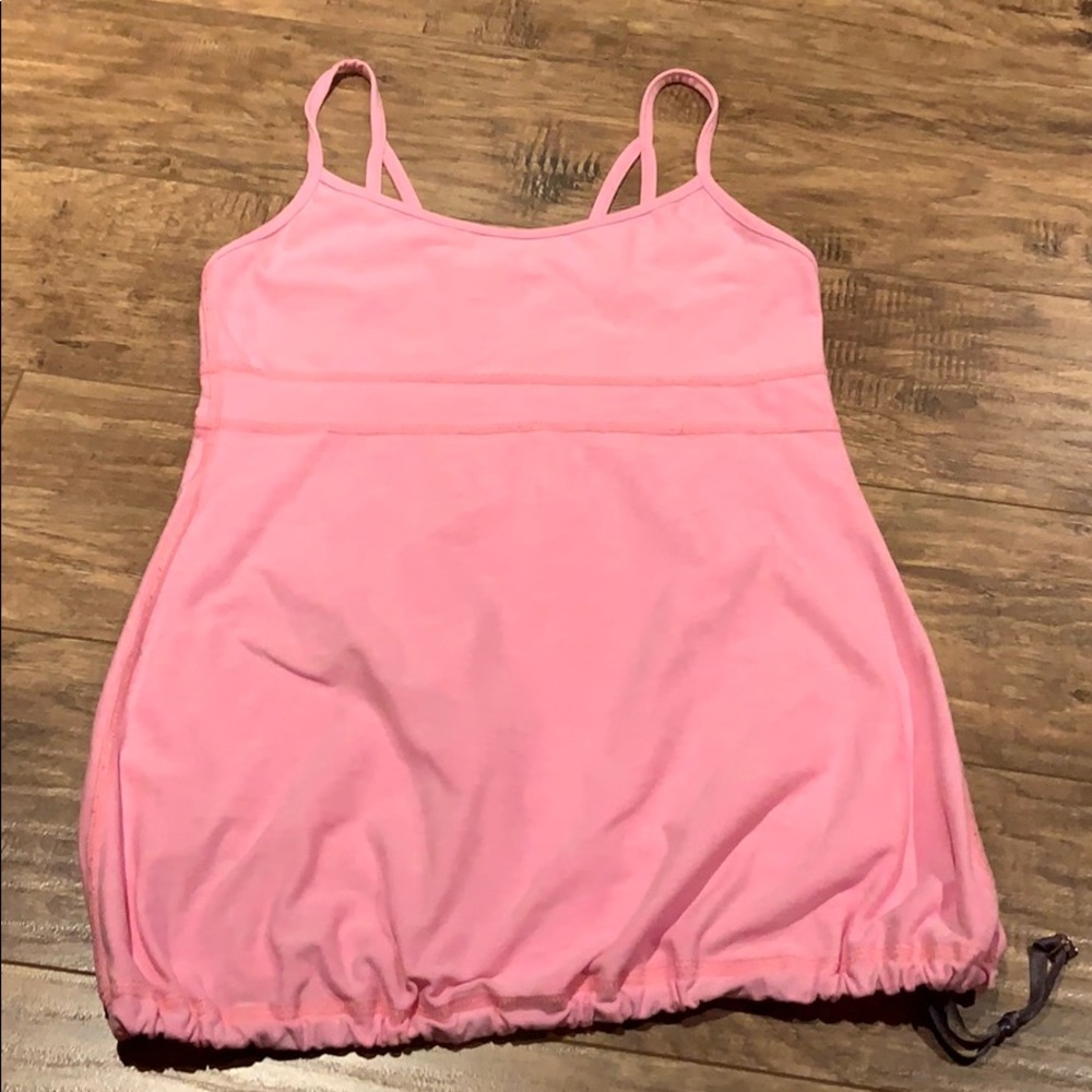 Triple Flip pink workout top